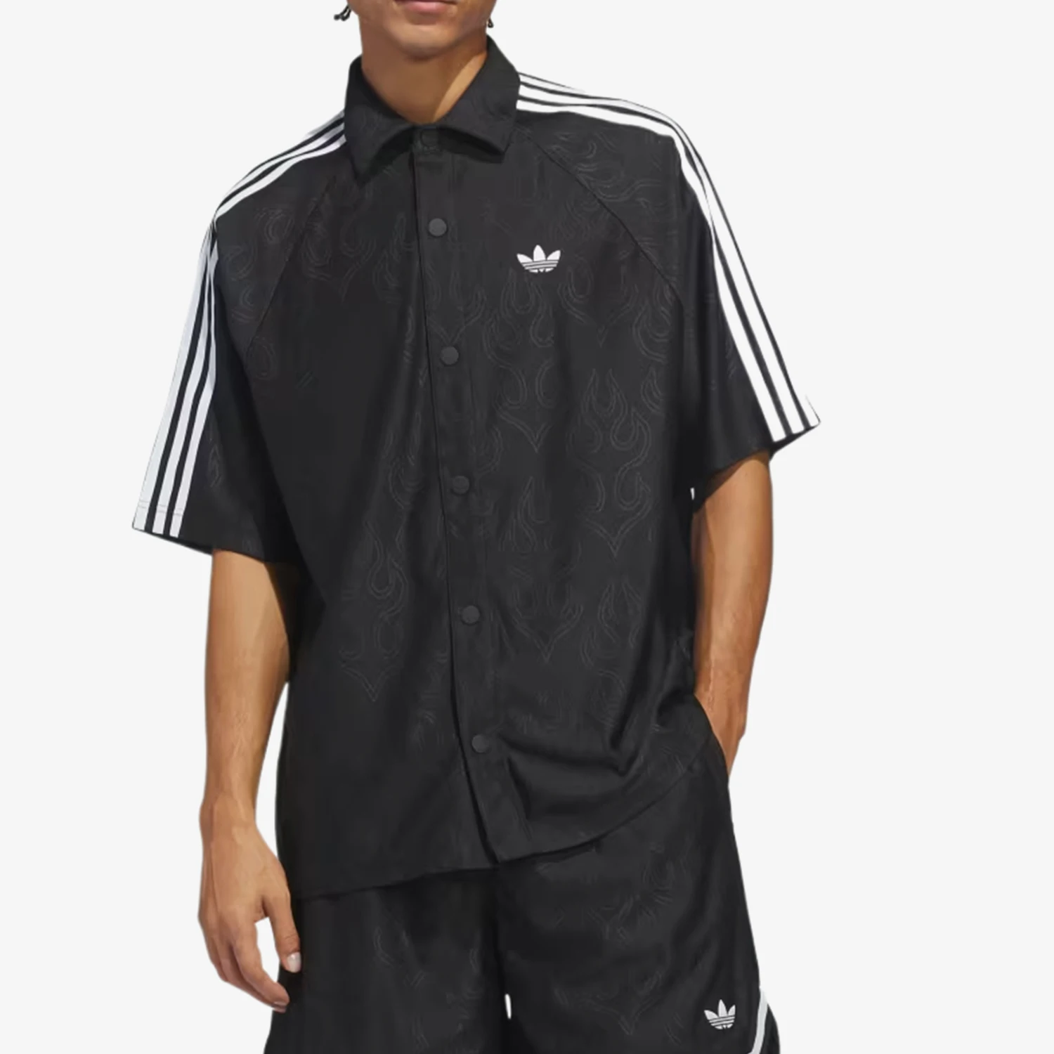 Veste moderne Adidas authentique à motif trèfle pour hommes et femmes, veste décontractée KA9356
