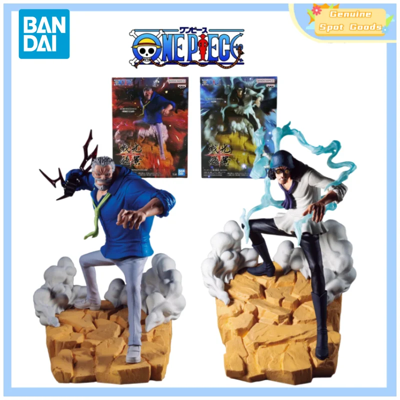 Echte Bandai ONE PIECE Senkouzekkei KUZAN MONKEY.D.GARP Anime Action-figuren Modell Figur Spielzeug Geschenk für Spielzeug Hobbys Kinder