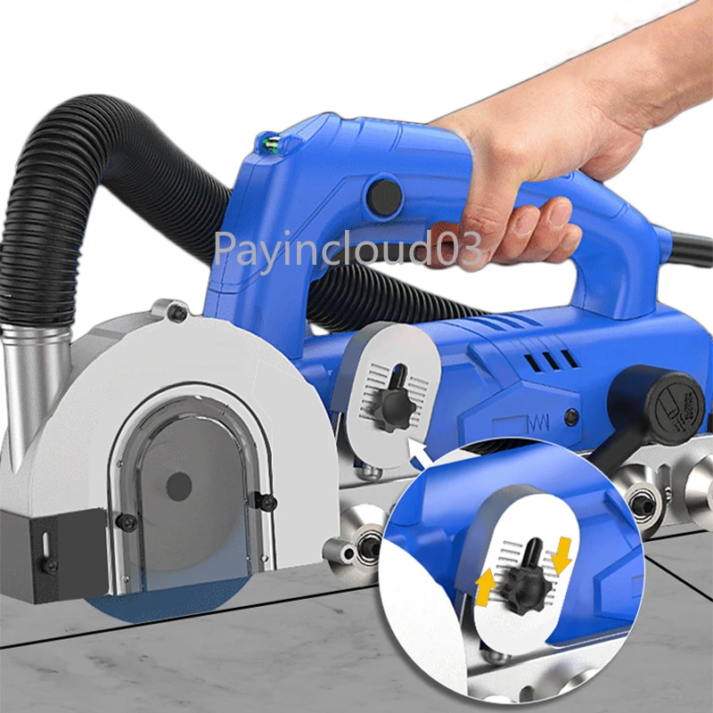 Beautiful seam construction tool,dust-free ceramic tile seam cleaning slot, divine tool,9000r/min electric seam cleaning machine