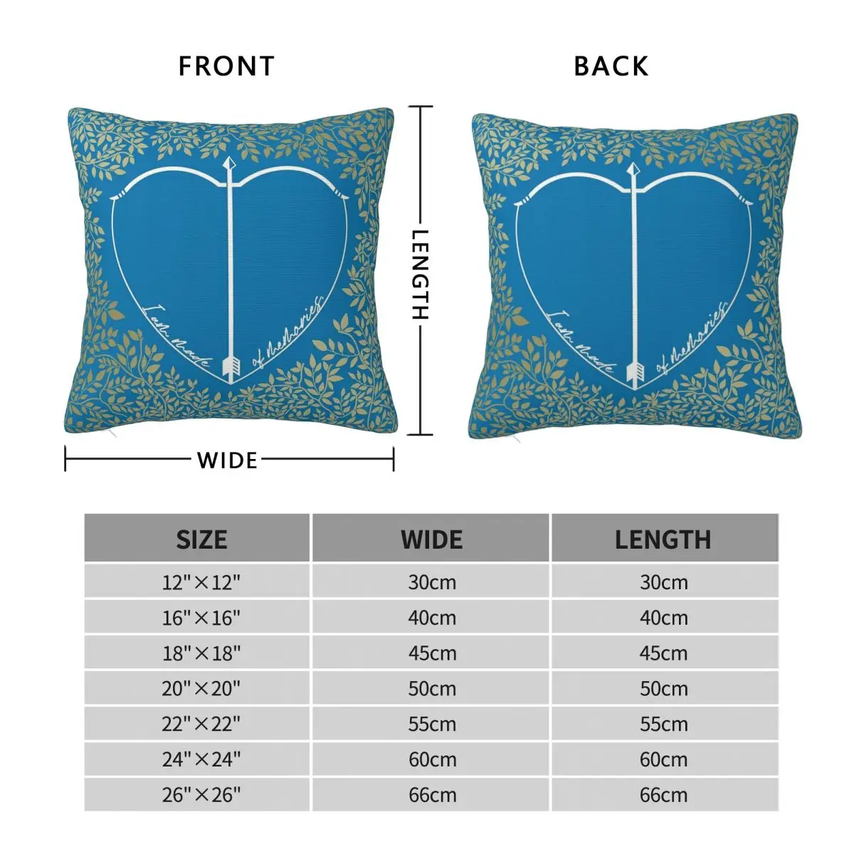 Song Of Achilles 10th Anniversary Square Pillowcase Polyester Linen Velvet Creative Zip Throw Pillow Case Sofa Cushion Case 18