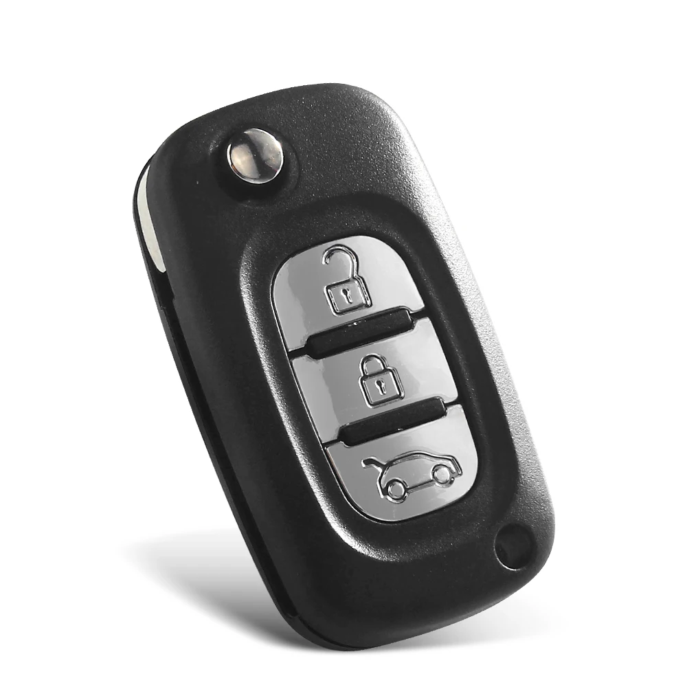 KEYYOU 1 шт. 2/3 кнопки чехол для ключа автомобиля для Renault Fluence Clio Megane Kangoo Modus авто ключ с лезвием NE73/VA2