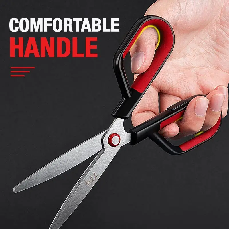 Stainless Steel Large  Household Multi-functional Non-Stick Box Cutter Office Tailor\'s Hand Scissors