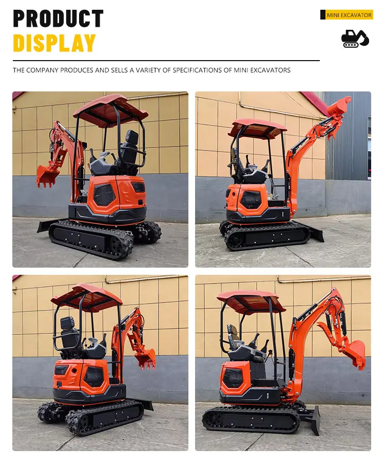 Minibagger 1,8 Tonnen, werkseitig hergestellter Raupenbagger, Minibagger 2,0 Tonnen, alle zu wettbewerbsfähigen Preisen erhältlich. – Detail 5