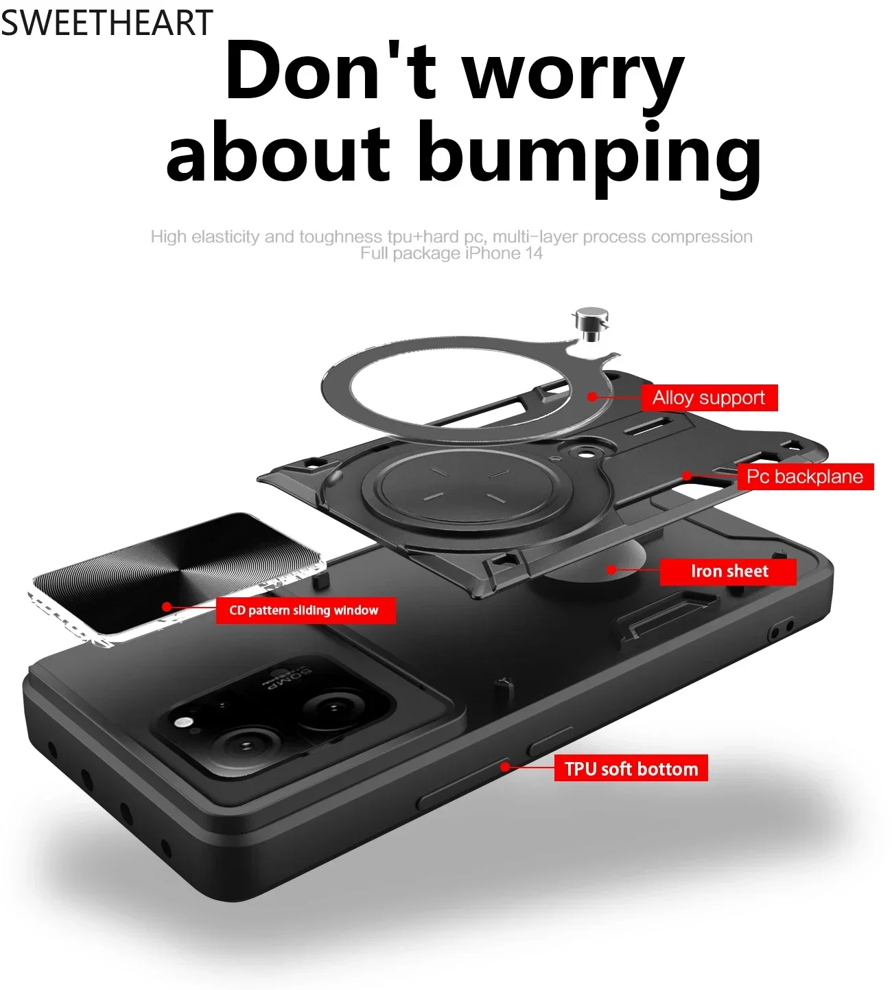 جراب دوار لكاميرا الشريحة بالامتزاز المغناطيسي لكاميرا xx6 X5 X4 M6 F6 F5 M4 13T 12T 11T Pro M5S F3 M3 C50 C40