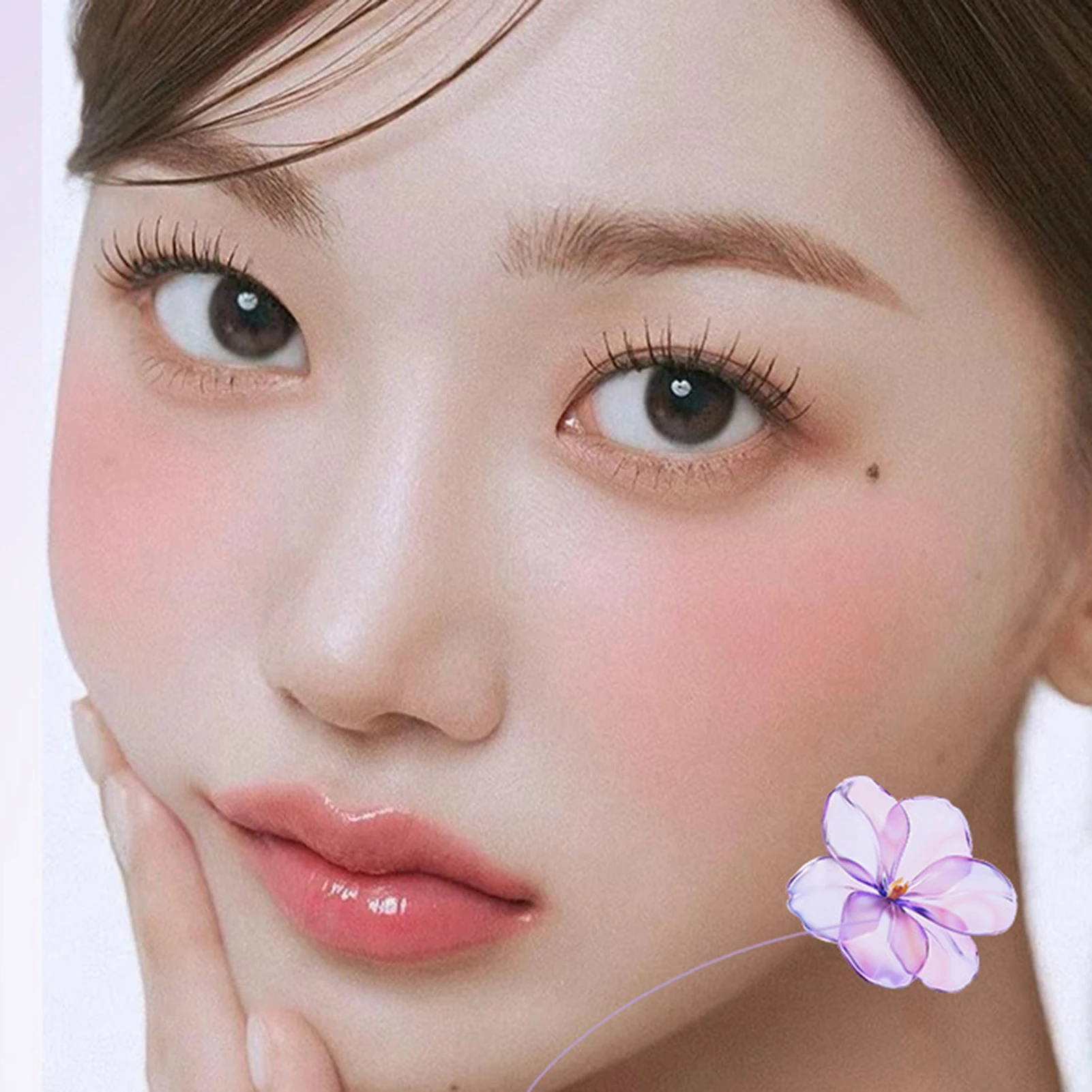 Extension de faux cils vaporeux, 5 paires, réutilisables, en forme de U, naturels, tige transparente, outil de maquillage coréen pour les yeux