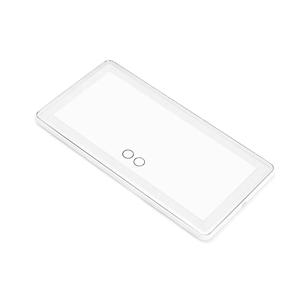 

Автомобильное солнцезащитное зеркало для макияжа, 3-цветное косметическое зеркало с зарядкой через USB, часть