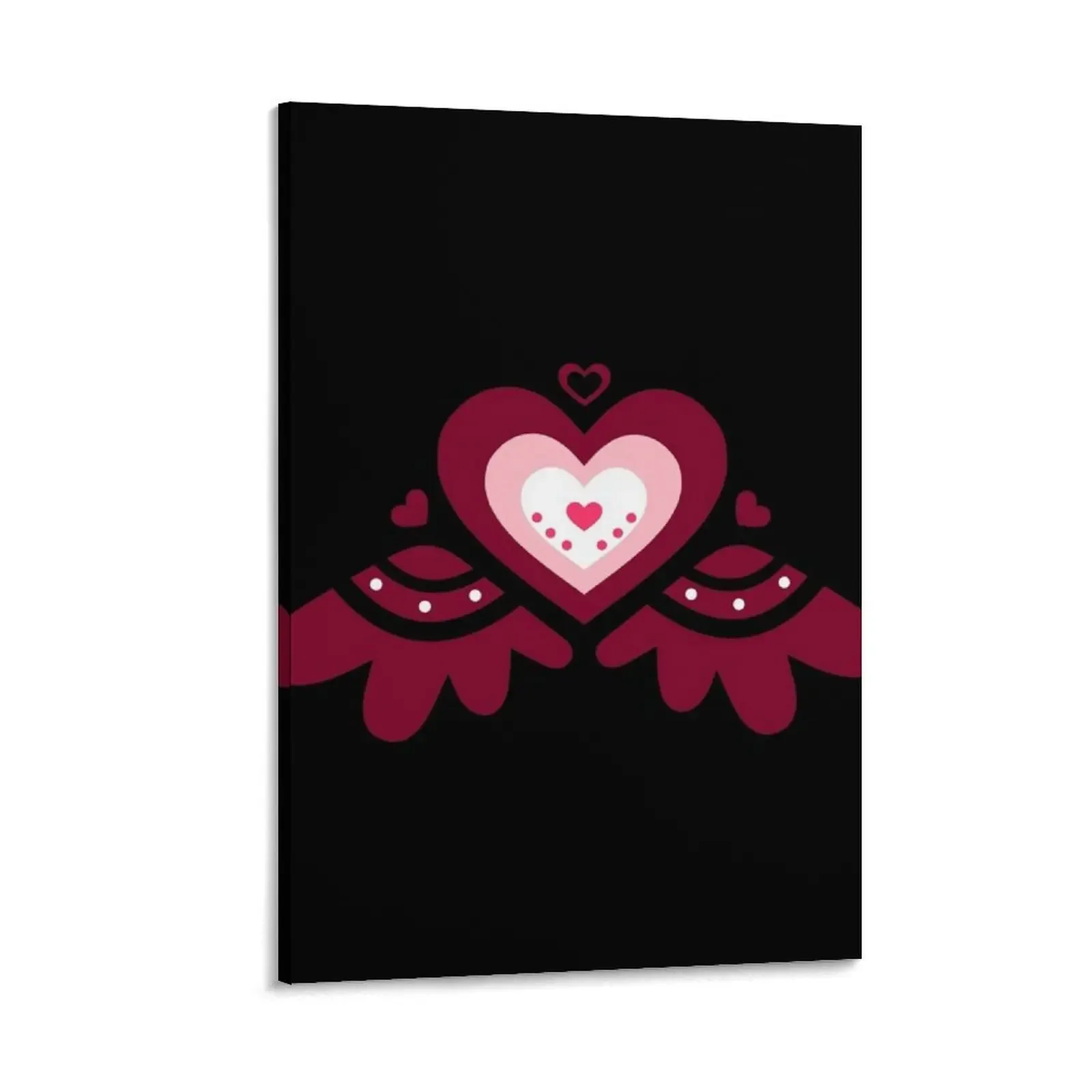 

Huskerdust Heart Canvas Painting japanese room decor aesthetic room decor decorative frames wall room Paintings for bedroom