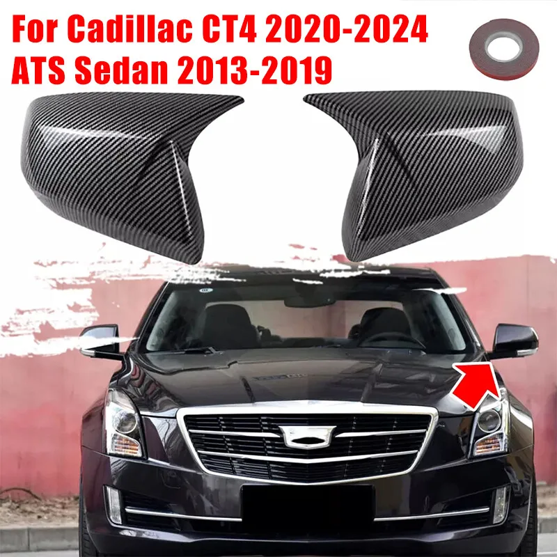 

Крышка бокового зеркала из углеродного волокна для Cadillac CT4 2020-2024 ATS Sedan 2013-19