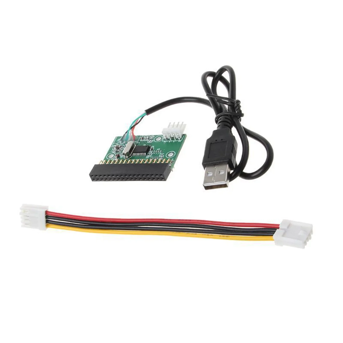 

USB Floppy Drive Connector 1.44MB 3.5 Inch USB Cable Adapter to 34Pin Floppy Drive Connector U Disk to Floppy Disk PCB Board