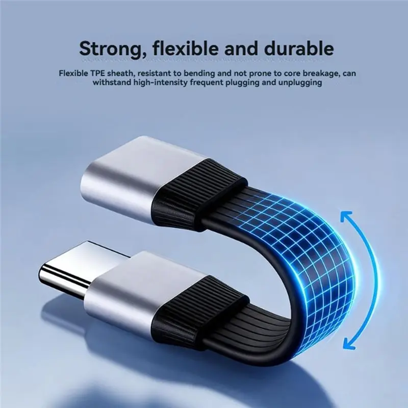 AS95-Full-Function USB-C Extension Cable 80Gbps USB4 V2.0 Type-C 240W 8K@ 60Hz Extension Cable