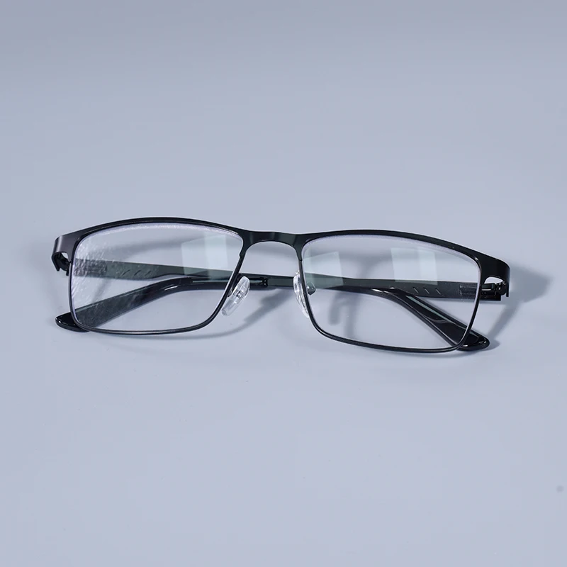 Mai Blume Vollformat Metall Lesebrille Für Männer Oversize Brillen Männer Platz Anti Blaues Licht Brillen + 75 + 125 + 175 – Detail 13