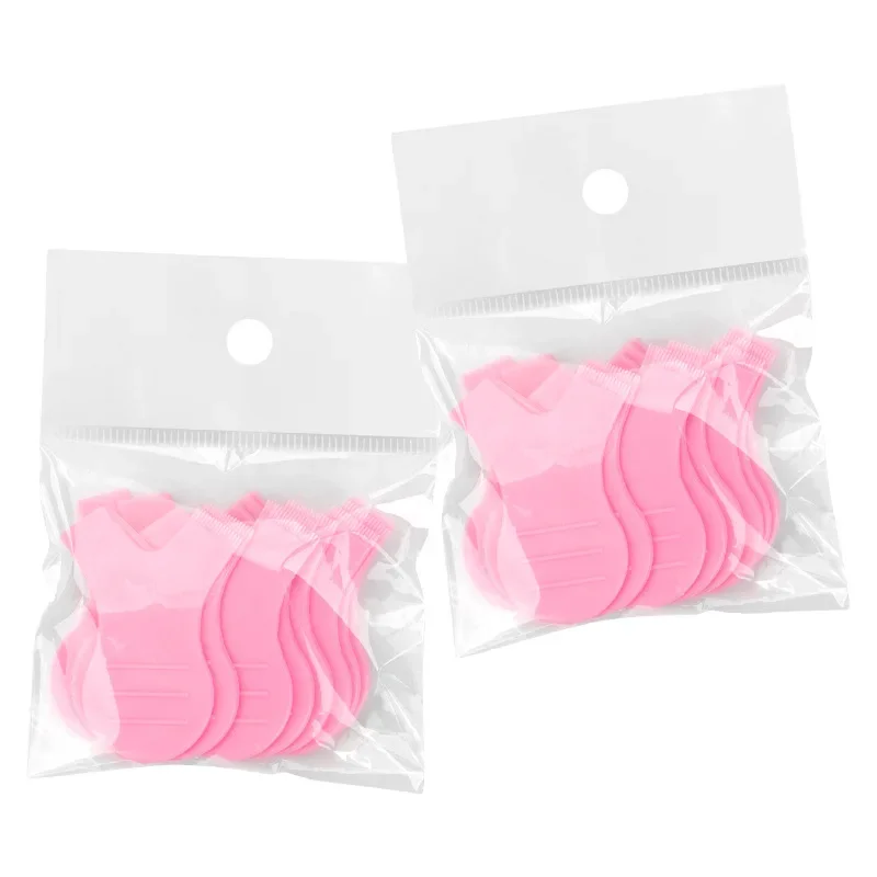 10 Uds extensión permanente de pestañas limpio combinado cepillos de pestañas reutilizables herramientas maquillaje forma de plástico rizador de elevación de pestañas