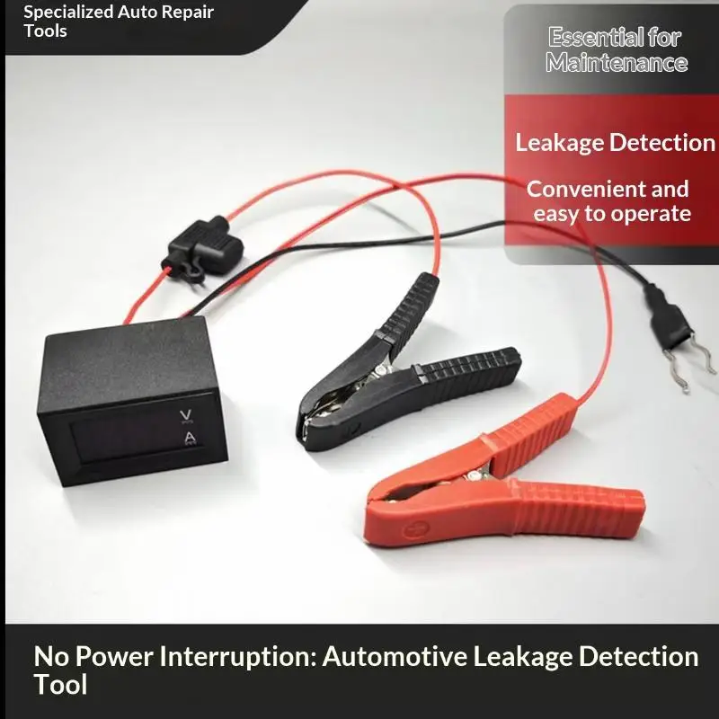 Vehicle Battery Leakage Detector Precise Multi-functional Quickly Tester With Voltage Display Automotive Relay Tester 1PC