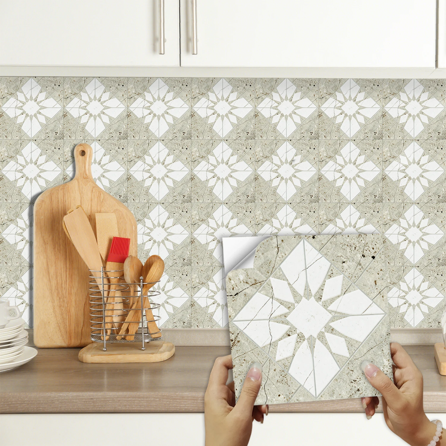 10Pcs/Set Marble Te…