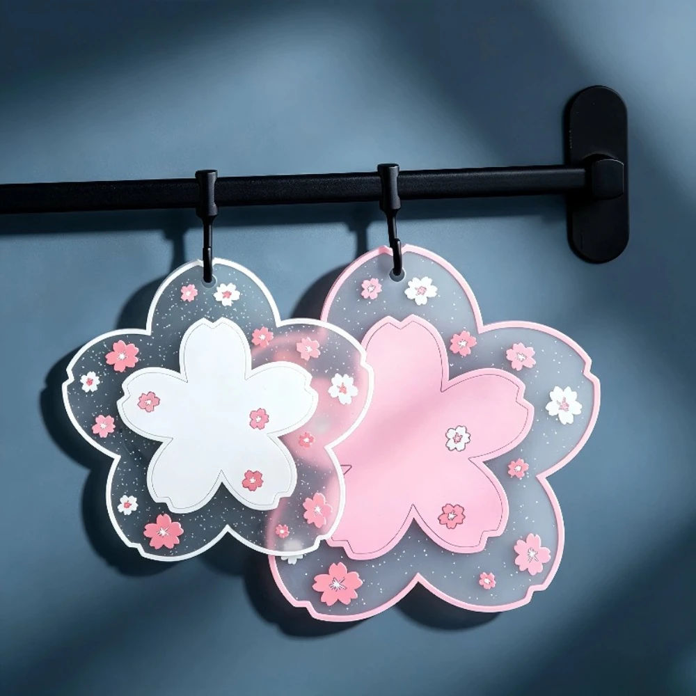 New Sakura Silicone Coaster Heat Resistant Non-Slip Placemat Table Mat for Kitchen Dining Table Pot Bowl Cup Pad Anti-Scald Cute