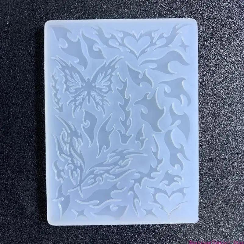 E1PE Butterfly Loves Silicone Mold Epoxy Resin Casting Mold Pendant Jewelry