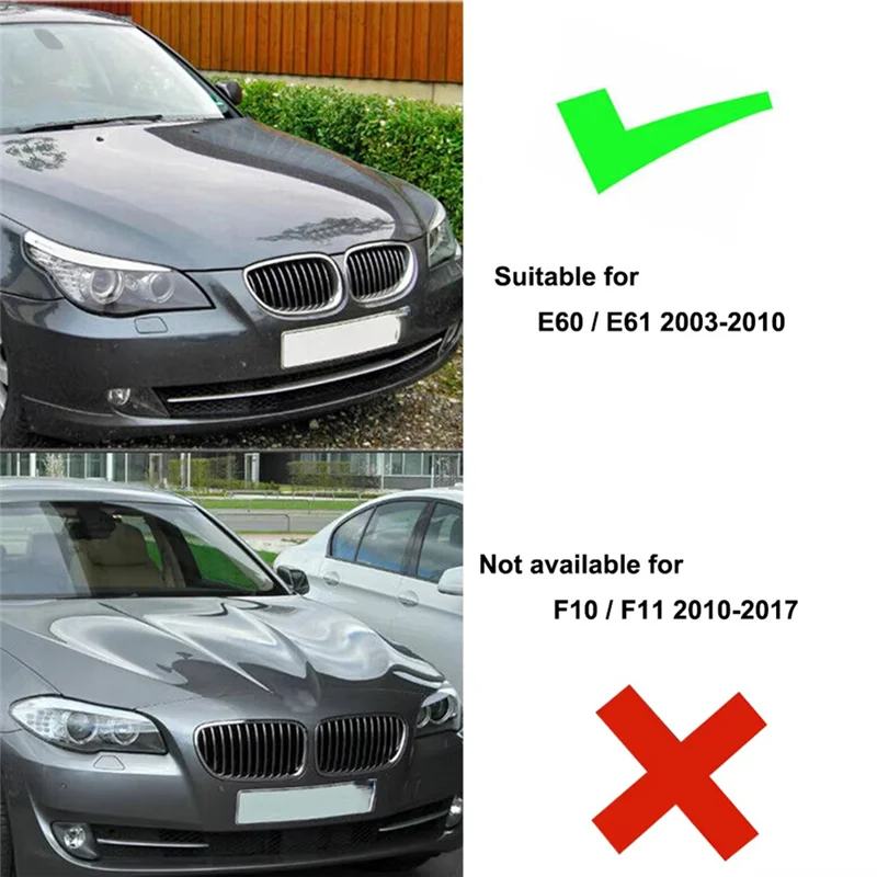 

A73X-передний бампер, решетка почек, гоночные грили для BMW E60, передняя решетка, замена решетки для BMW E60, аксессуары