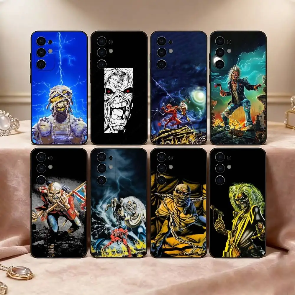 Run-To-The-H-Hills-L-Iron-M-MaidenES Phone Case Black Silicone Soft For Samsung S25,S24,S21,S22,S23,S30,Ultra,S20,Plus,Fe,Lite