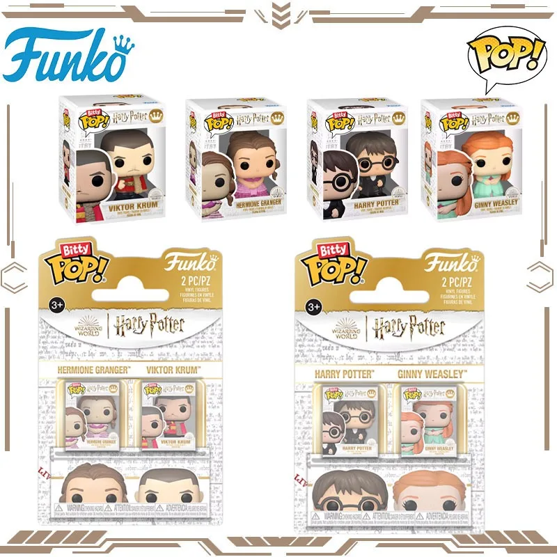 

Funko POP Original Harry Potter Hermione Granger Viktor Krum Ginny Weasley Action Figure Toys for Boys Girls Gift Collectible