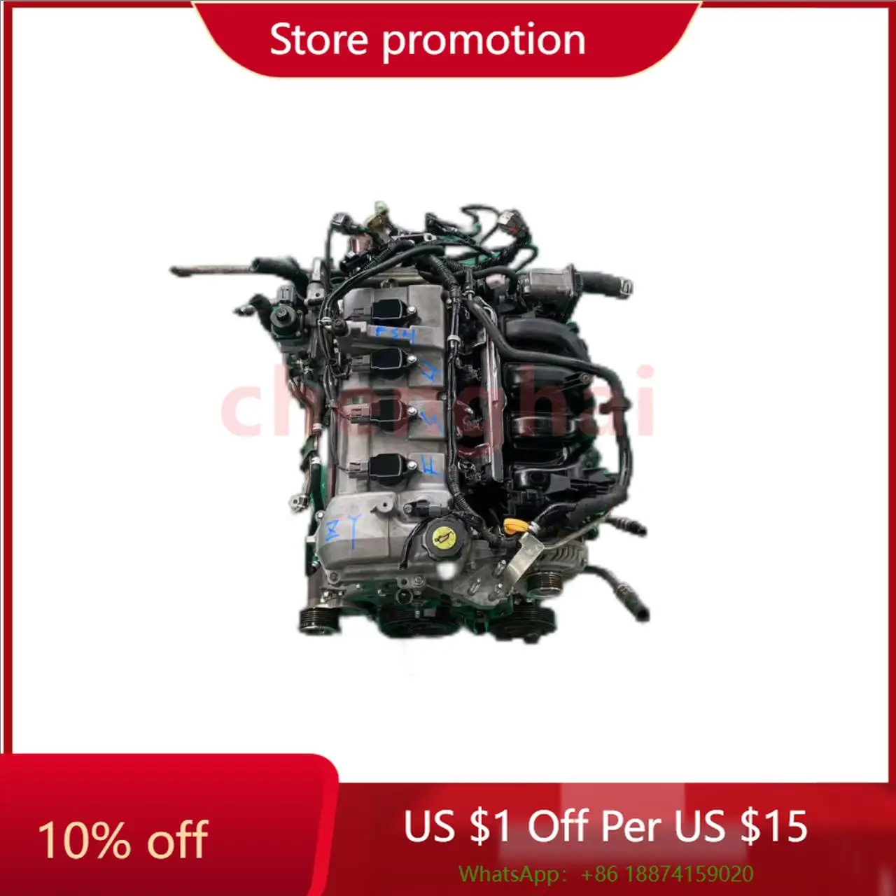 Japan Engine For Mazda ZY Used Gasoline Engine 4-Cylinder Mazda 2 Mazda 3 Low Mileage Engine Assembly