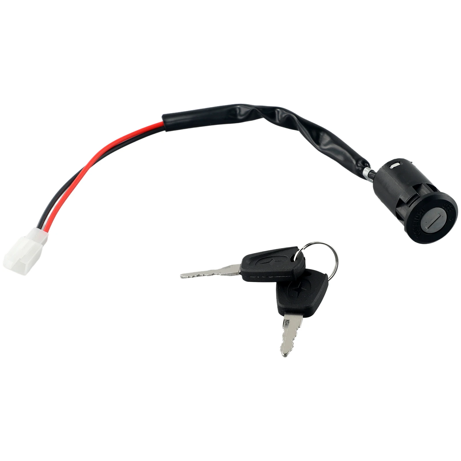 Ignition Switch Lock Key Set Two Positions For Electric Scooter Tricycle 2 Wires Ignition Keys Start Switch Lock Key