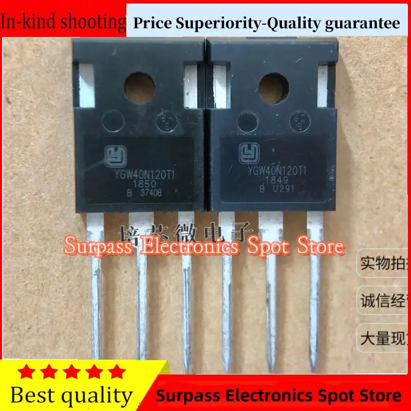 

10PCS-100PCS YGW40N120T1 IGBT 40A 1200V Price Superiority-Quality guarantee