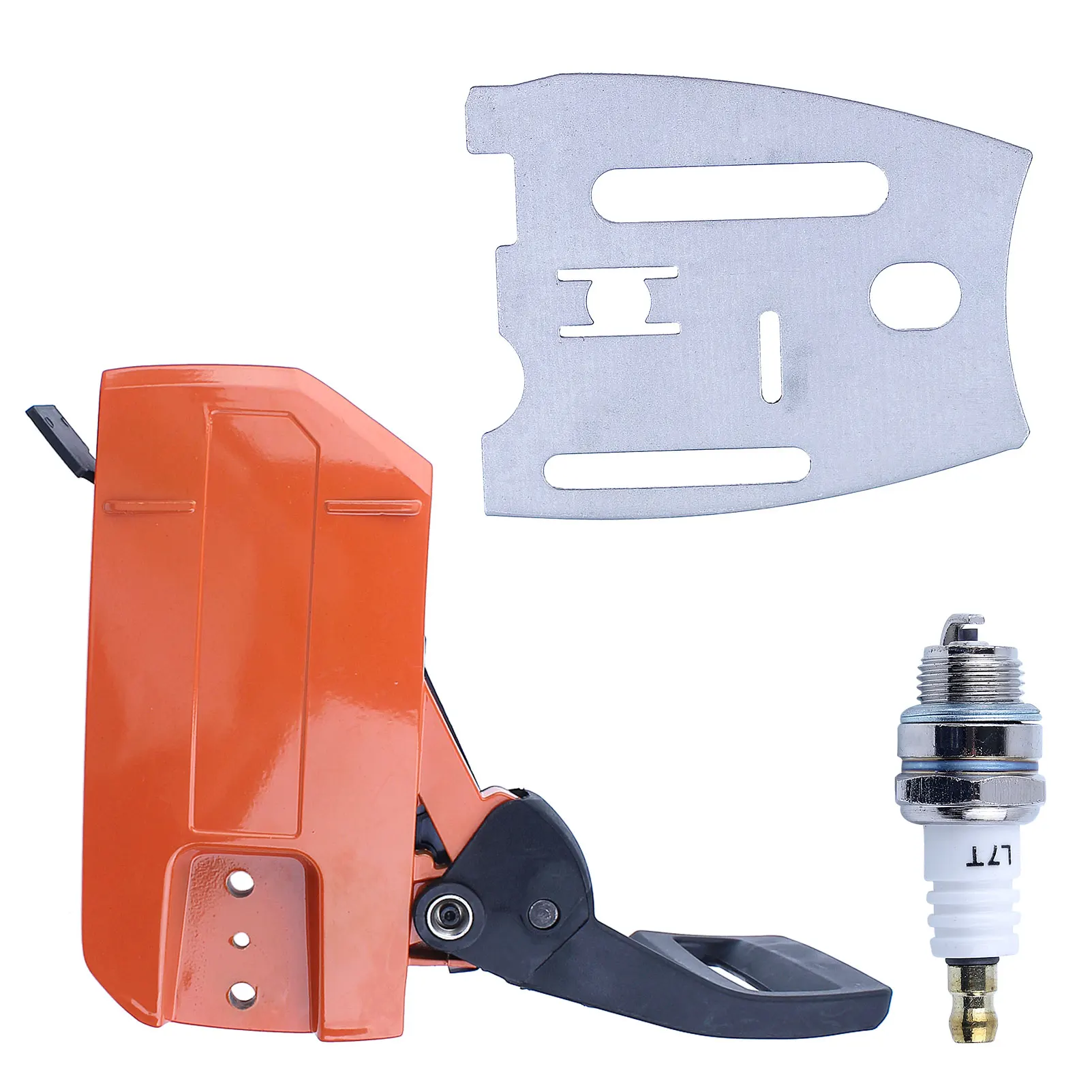 Chain Brake Side Cover para Husqvarna Chainsaw Handle Guard Bar Plate Kit Bucha Manga 61 66 266 268 272