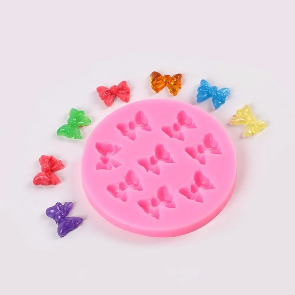 Mini Bows Silicone Fondant Molds DIY Bowknot Cake Pop Accessories Cupcake Topper Decorating Tools Chocolate Candy Baking Mold - view 3