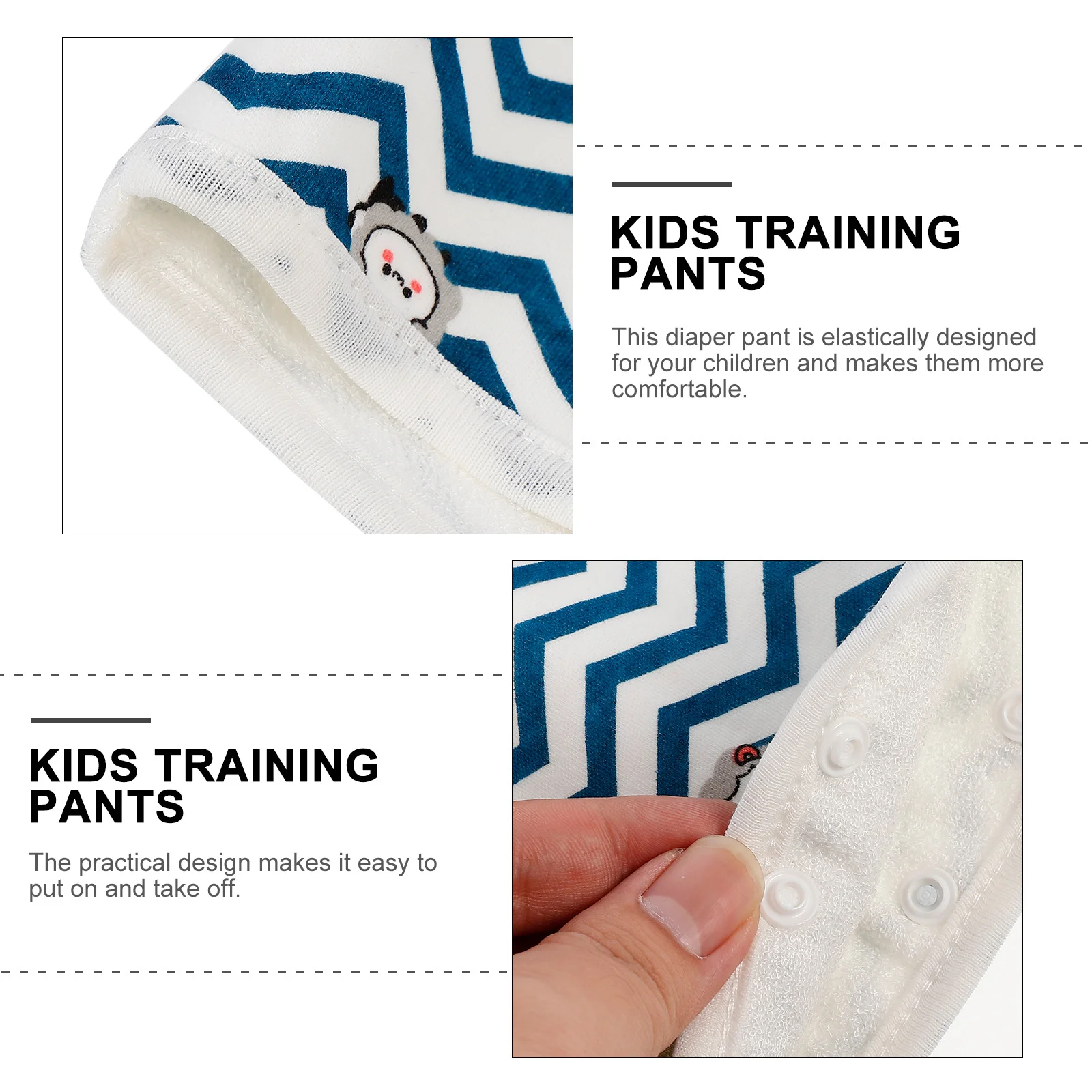 

1Pcs Training Pants Diaper Skirt Breathable Comfortable Baby Pants Waterproof Night Leak Prevention Suitable for Kids Sleep Use