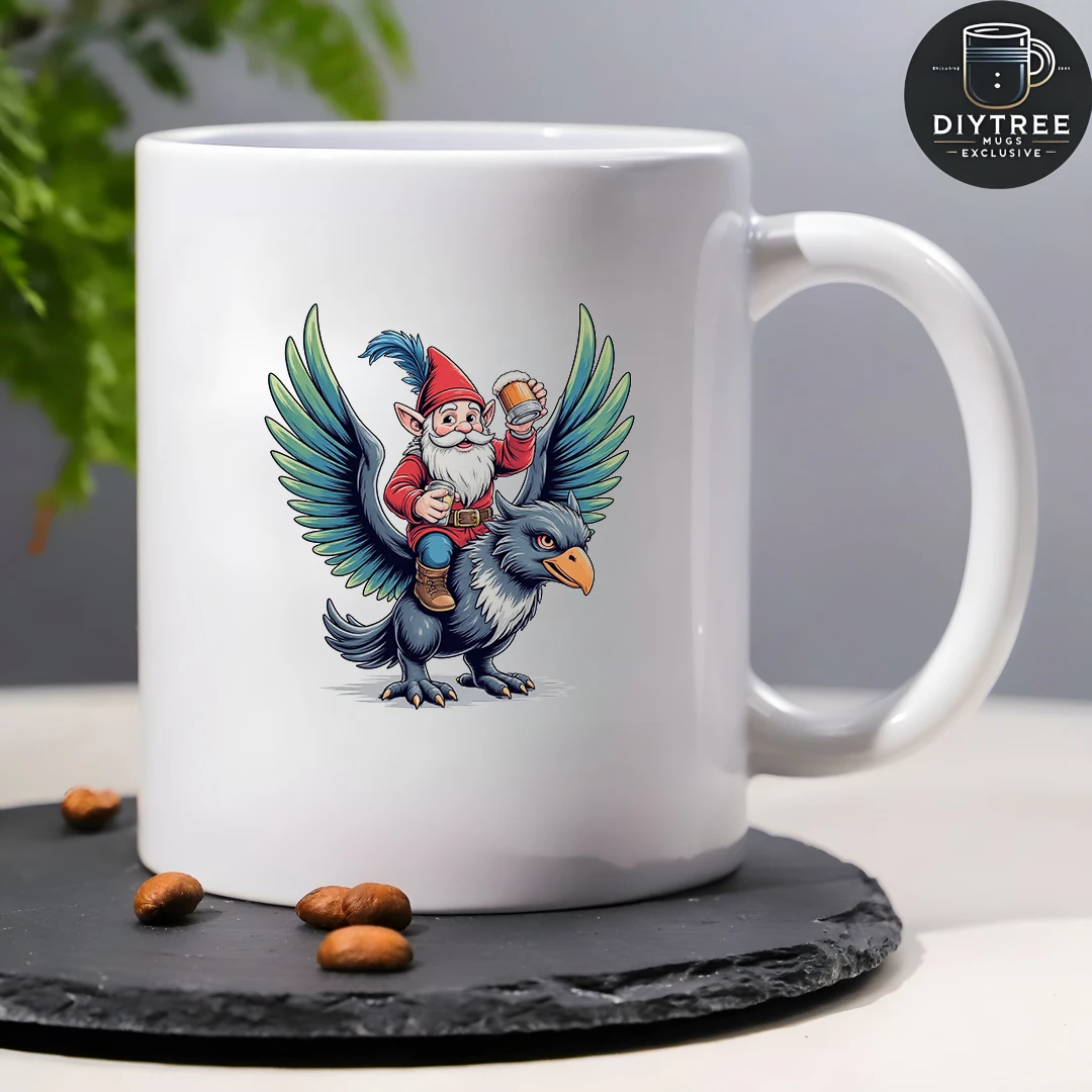 11オンス漫画風ドワーフビールカップ子供用ドリンクカップクリスマスファミリーギフトオフィスクリエイティブカップ