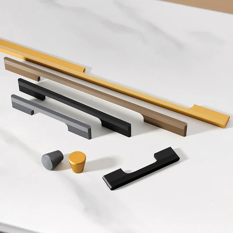 113mm-377mm Aluminum Handle Bar Handle Drawer Cabinet Door Handle Furniture Handle Drawer Cupboard Cabinet Handle