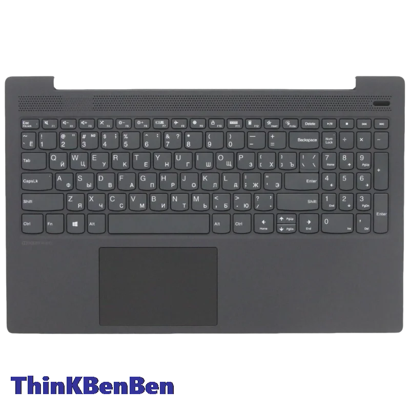 RU Russian Graphite Grey Keyboard Upper Case Palmrest Shell Cover For Lenovo Ideapad 5 15 ITL05 IIL05 ALC05 ARE05 5CB0X56347