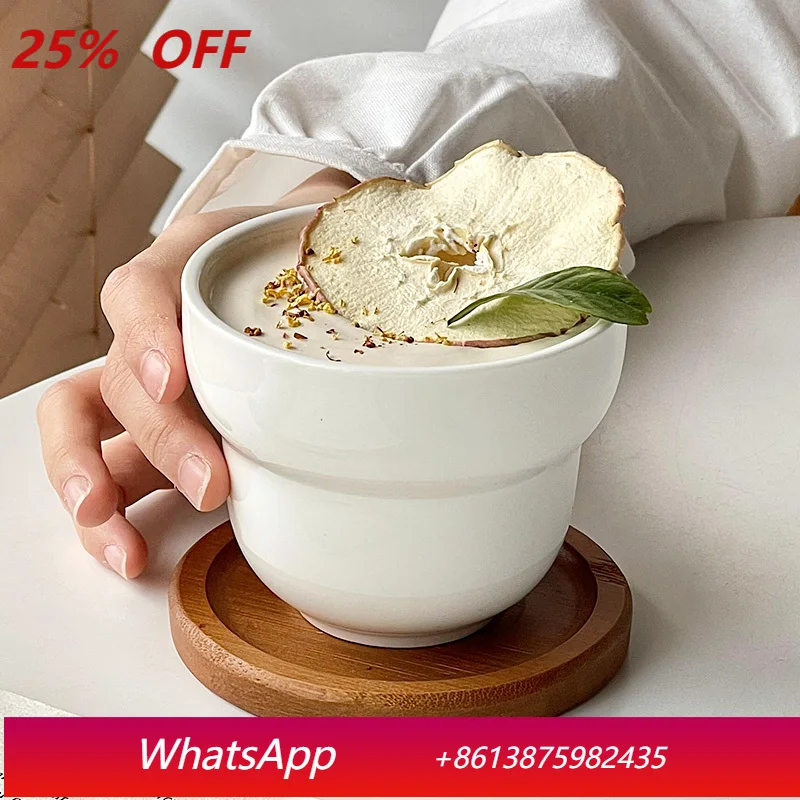 

LTT Latte Coffee Cup Ceramic Cup Household Drinking Mug