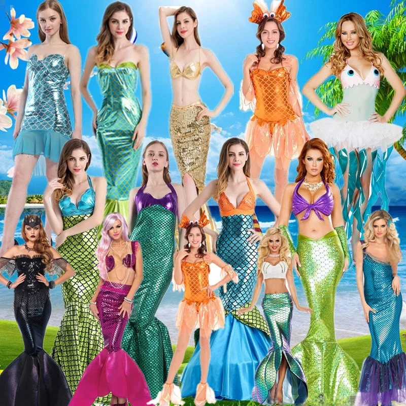 

Сексуальная Русалка Принц Доктор Косплей Костюм Для Взрослых Хэллоуин Одежда Для Выступлений Нагрудное Платье Сценическая Этническая Женская Одежда