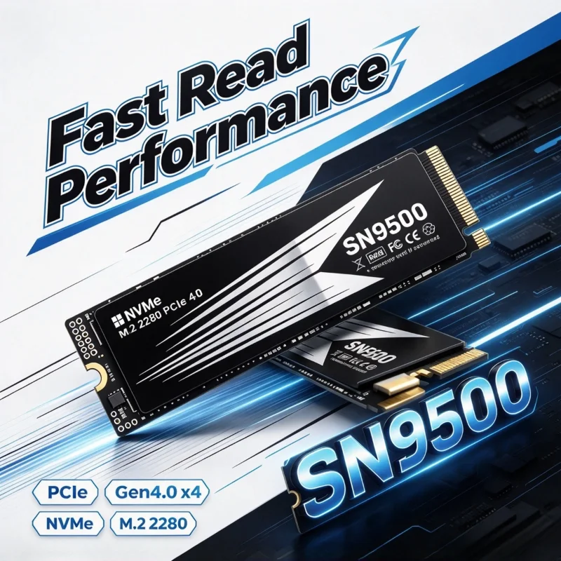 M.2 Nvme 4Tb Pcie 4.0 Ssd - SSD de alto rendimiento SN9500 PCIe