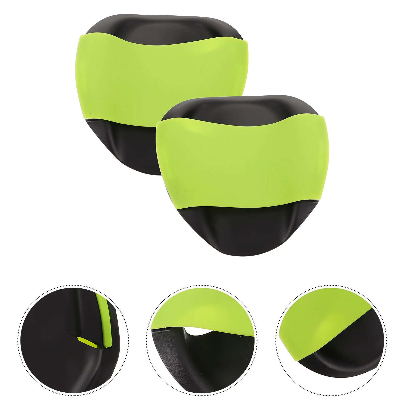 

1 Pair Swimming Gloves Silicone Webbed Hand Paddles Adjustable Diving Auxiliary Swim Training Supplies Adults Pool