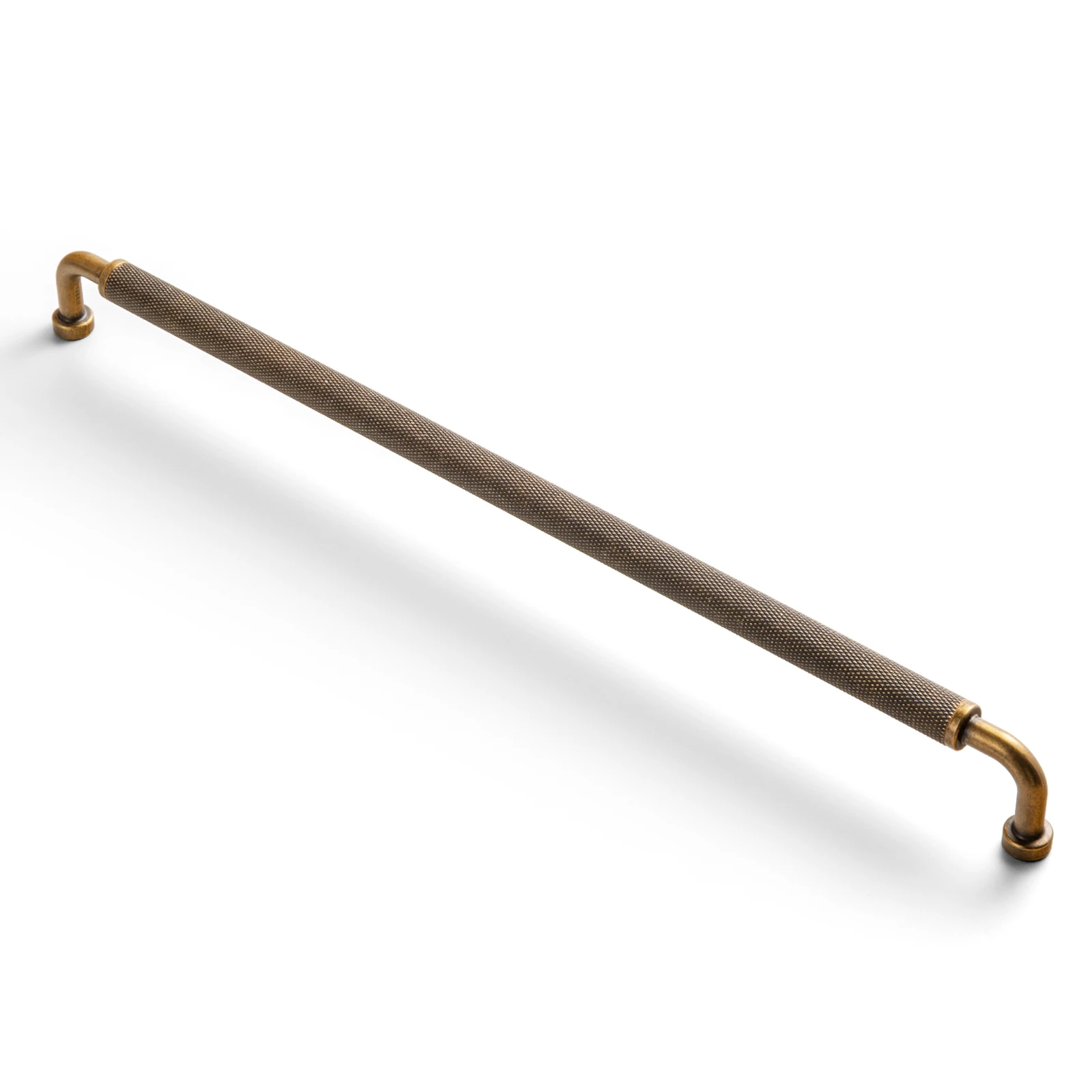 Goo-Ki 5 Inch Antique Brass Knurled Cabinet Pull Handles Classic Vintage Drawer Knobs for Kitchen Cabinets and Furniture Drawers