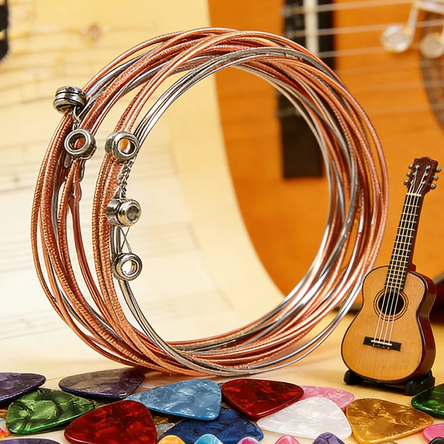 6Pcs Red Copper Aco…