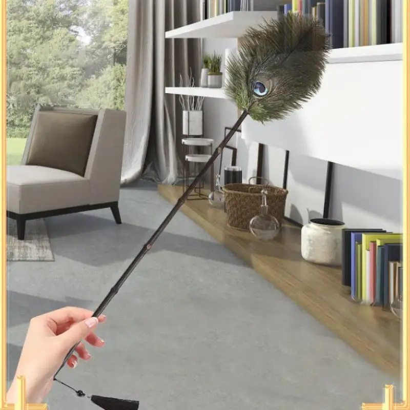 Ostrich Feathers Duster with Portable Handle Ideal for Home and Office Anti-static Cleaning view 5