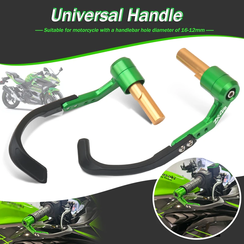 

Motorcycle Handlebar Grips Brake Clutch Levers Guard Protector Hand Fit For NINJA ZX-4R ZX-4RR ZX4R ZX4RR ZX 4R 4RR