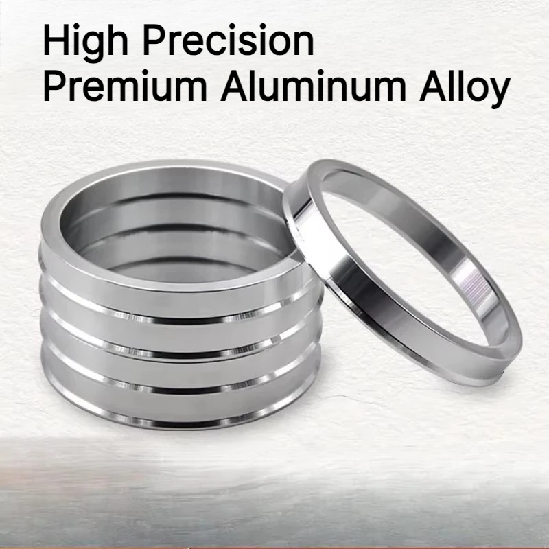 Car Aluminum Alloy Wheel Center Ring, Hub Reducing Ring Tire Center Hole Bushing, Hub Spindle Washer Center Hub Ring