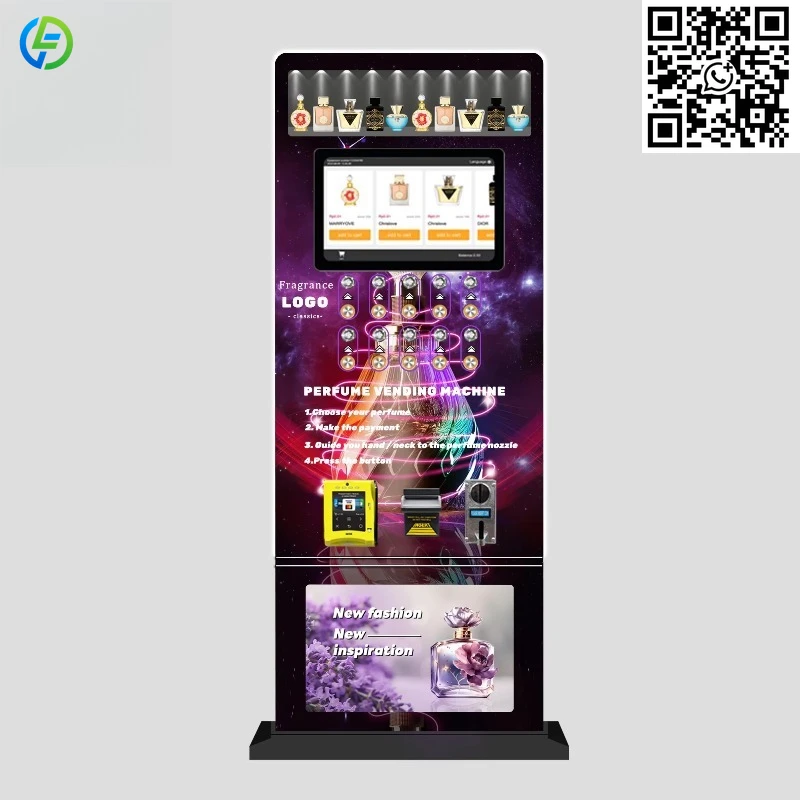 

Customized Small Perfume Spray Vending Machine with Screen Is Cheap, Convenient and Has Fast Delivery