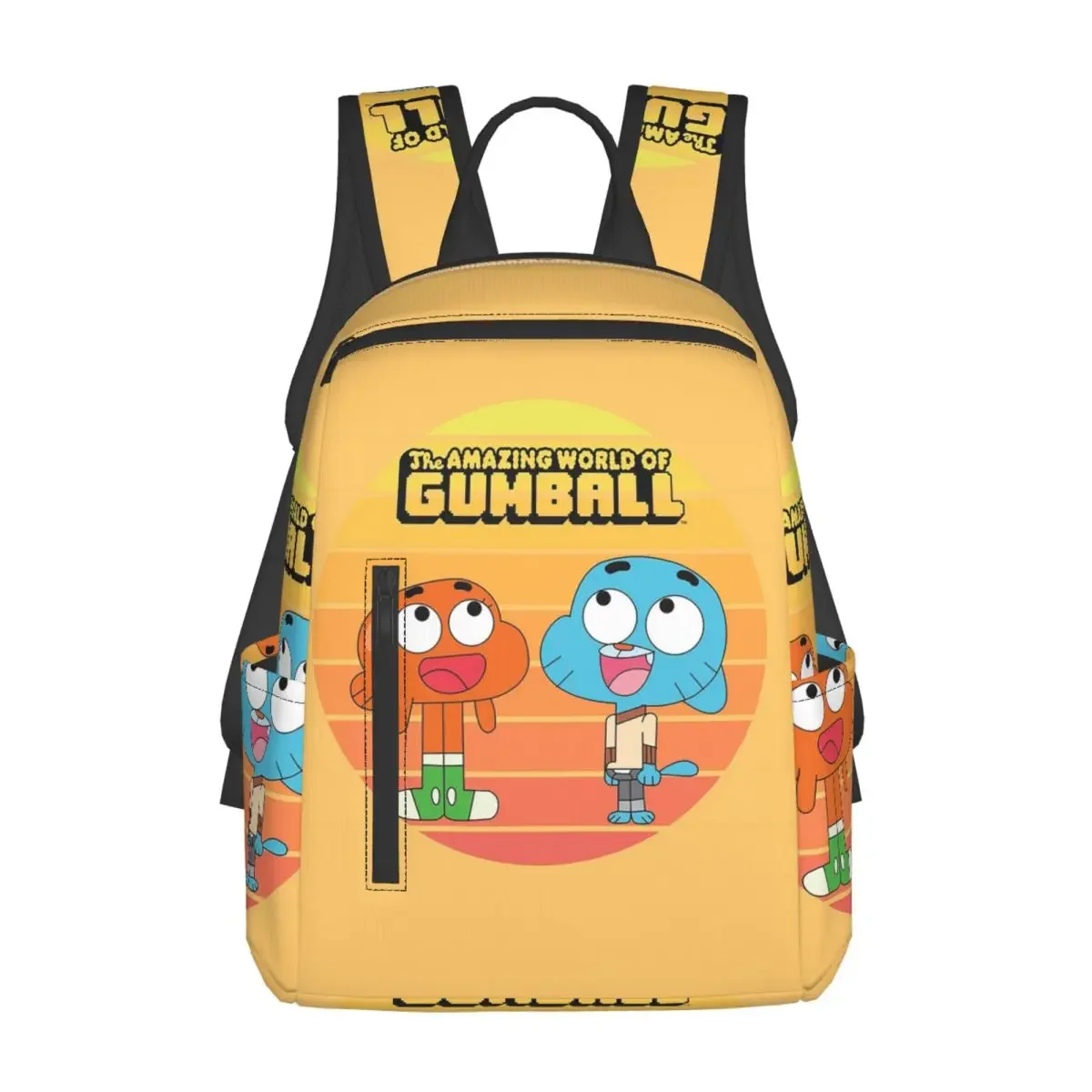 

The Amazing World Of Gumball Cartoon Backpack Daypack Large Capacity Boys Girls BookBag School Bag Shoulder Bags for Men Women