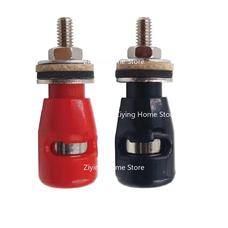M4 * 38 Push-type Terminal Spring Elastic Winding Column Copper Self-locking  4mm Terminal