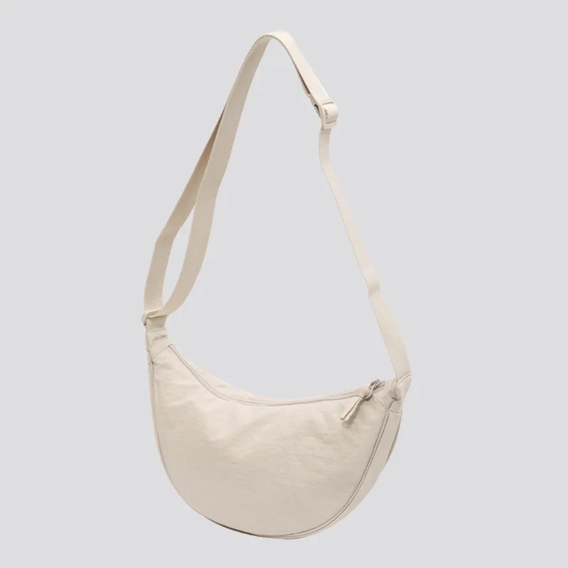 IMYOK Einfarbige Schultertasche für Damen aus Nylon 4