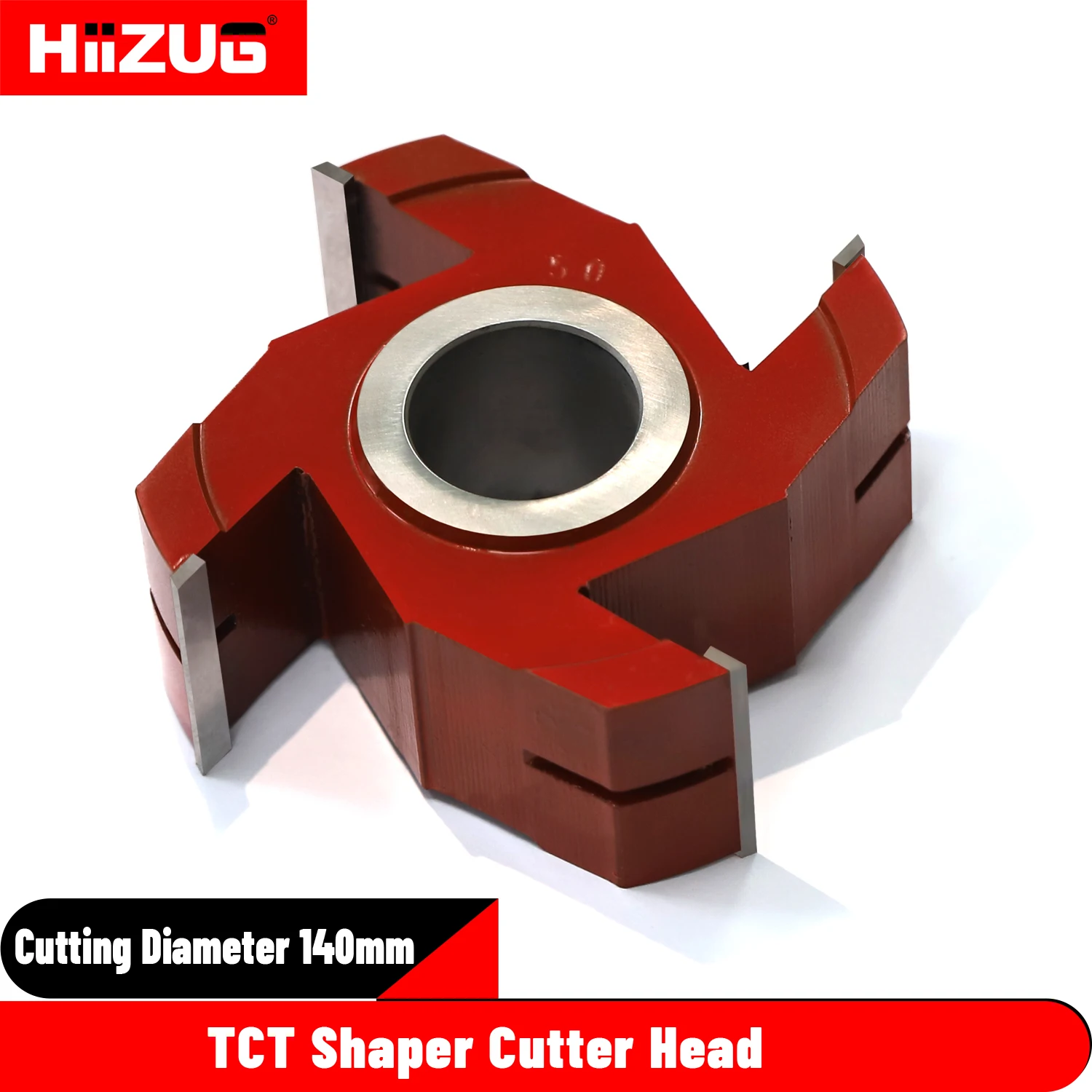 

Carbide Shaper Cutter TCT Profile Cutter Head for Spindle Moulder Woodworking Planer Machine D140*d40*H50*4T