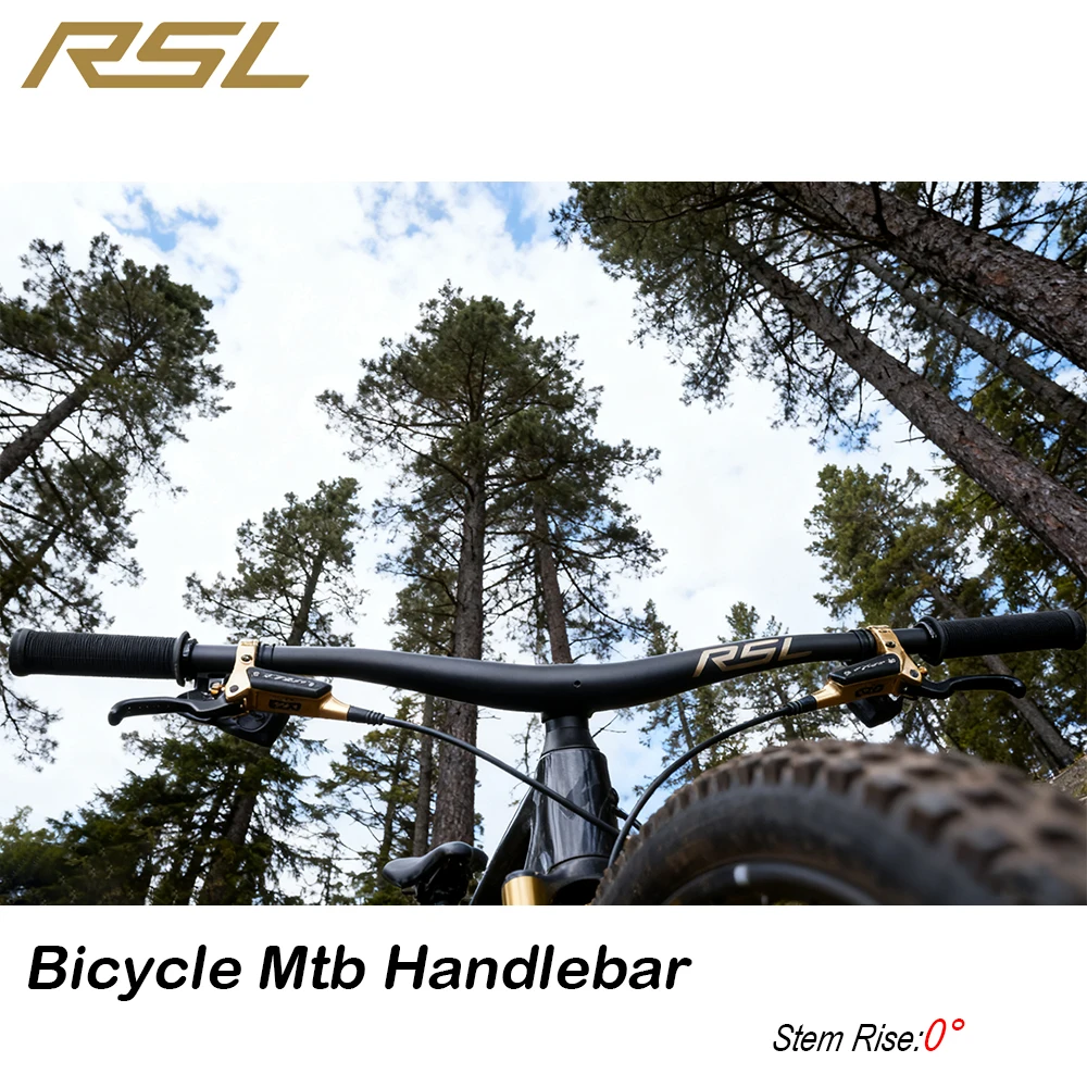 

Bicycle Mtb Handlebar for RSL Stem Length 35/45/55,Stem Rise 0 Deg. Clamping 28.6mm Rise 27.5mm Width 760mm Mountain Bike