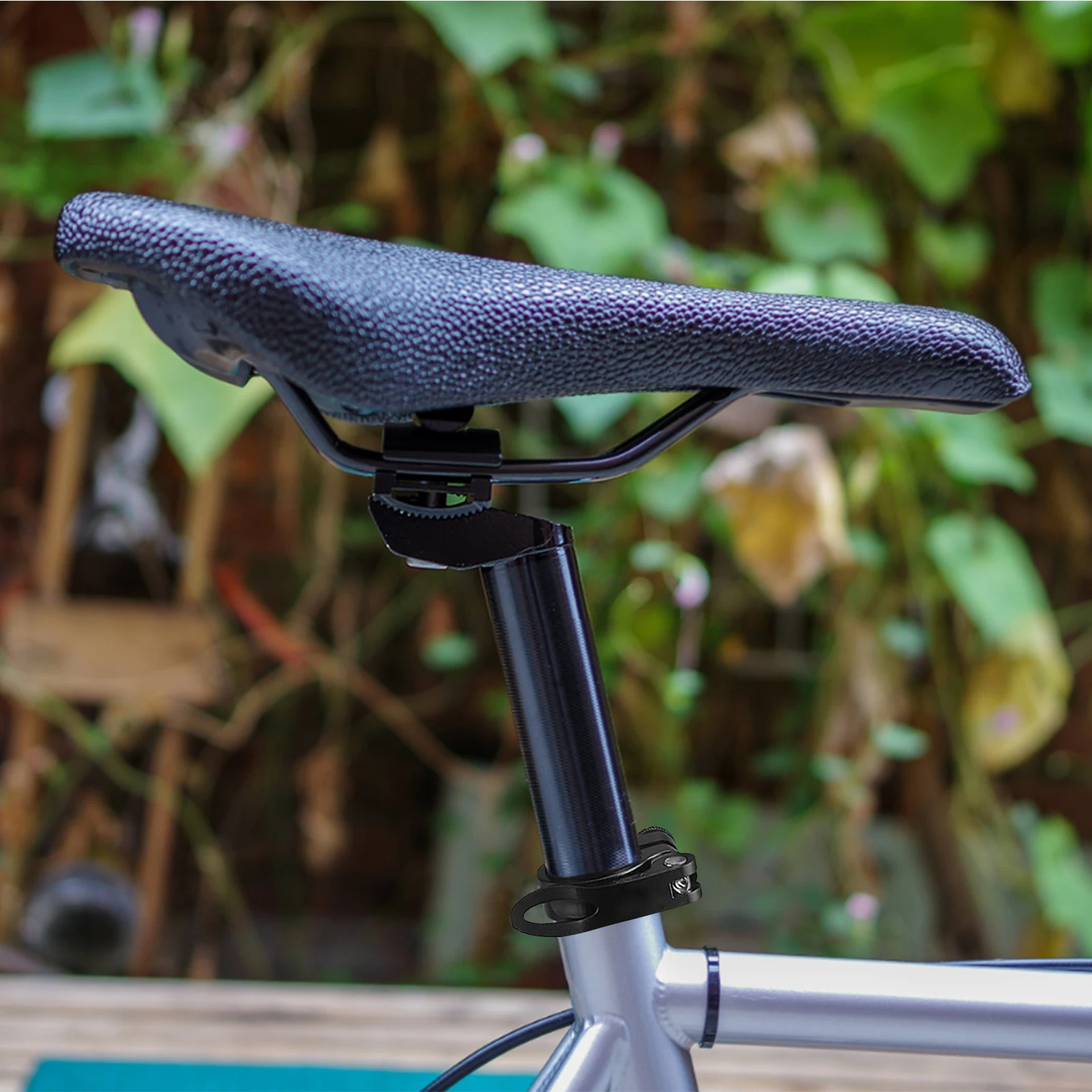 

Quick Disassembly Handle Screws Bike Seat Adjustment Lever Clamp Black Foldable Secure Practical Scooter Release