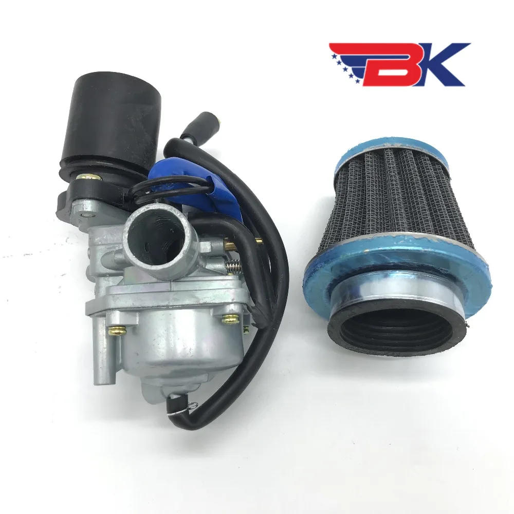 Carburetor W/ Air Filter For 2 Stroke Dinli JP Dino Helix Beast Diamond Back 50cc 70cc 90cc 110cc