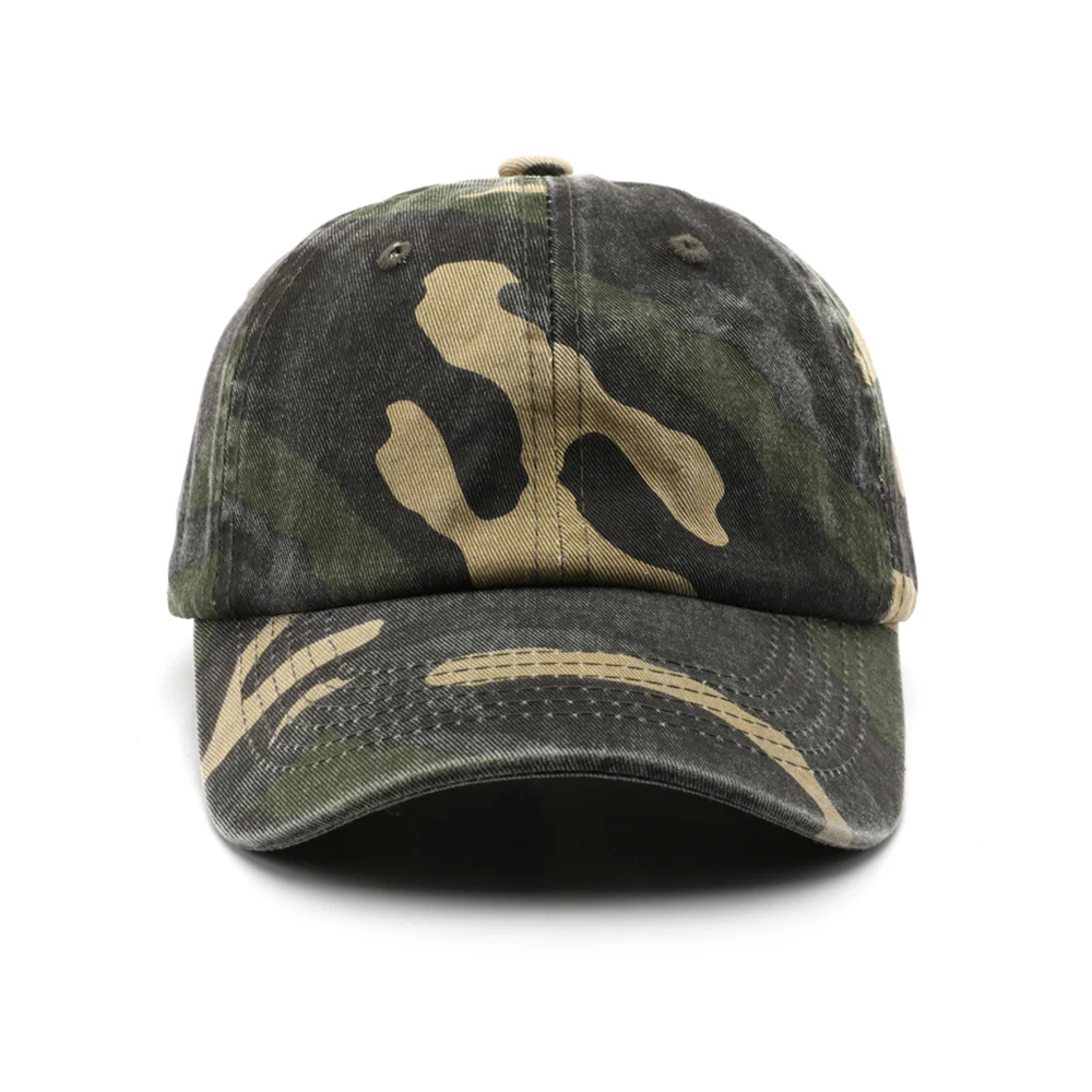 Berretto da baseball da campeggio mimetico giallo verde Sport all\'aria aperta Parasole Berretti da corsa per uomo Cappelli estivi da donna Bones